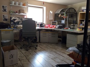 Büro mit integrierter Plotteria